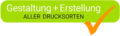 Gestaltung und Erstellung aller Drucksorten